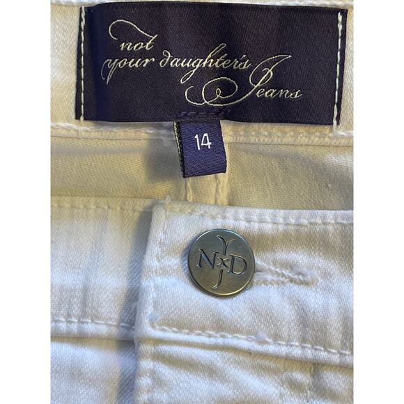 NYDJ Bootcut Jeans Style 2100 In Foam White Plus Size 14 NWT - Picture 5 of 8